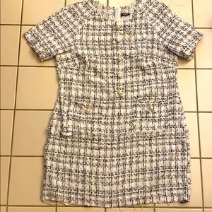White Tweed Dress